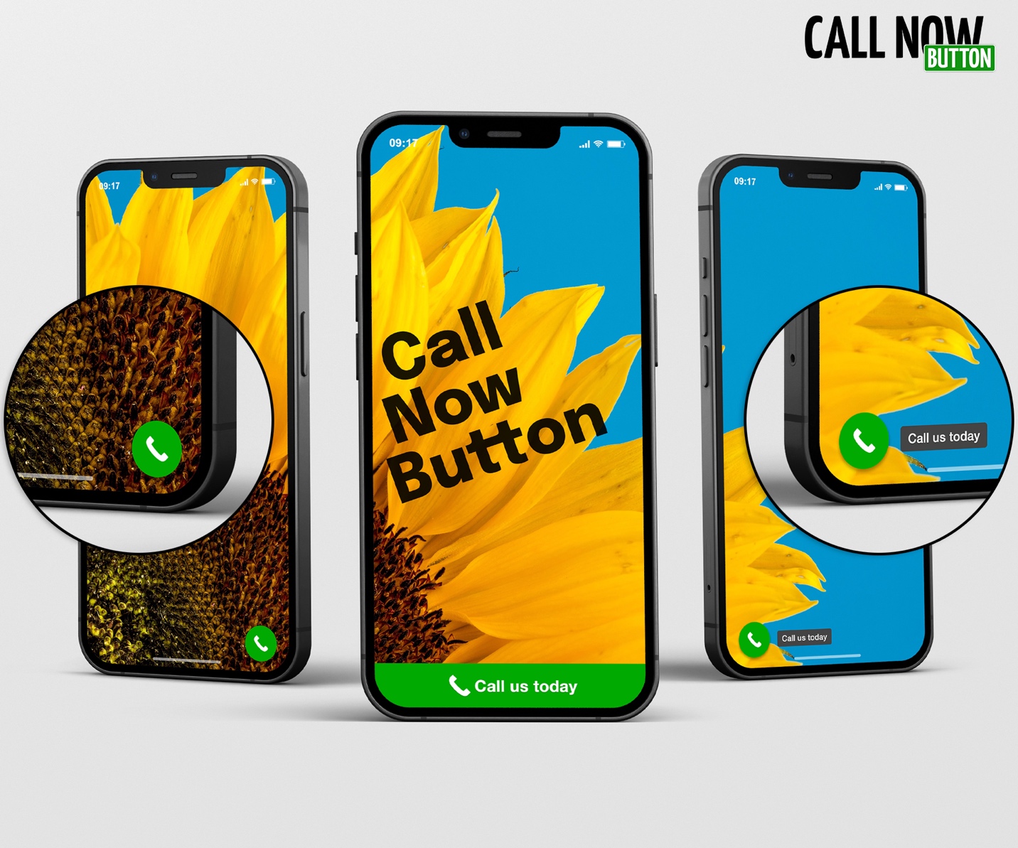 Call Now sticky button on mobile electrician website